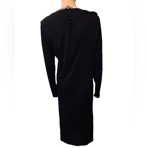 Terence Nolder for Quorum Vintage 70s Rare Beaded Sequin Formal Luxury Dress - Picture 7 of 8